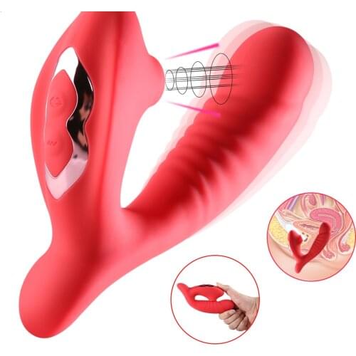 Wearable Clitoris Sucker Dildo Vibrator for Woman Vibrator Oral Blowjob Clit Stimulator Vagina Sucking Vibrators Erotic Sex toys