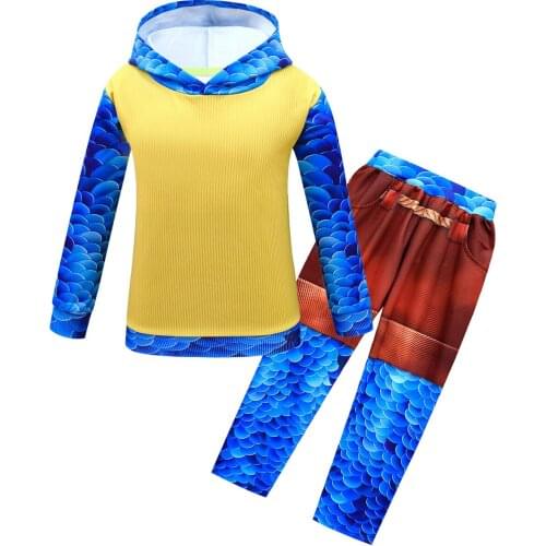 2-16Y New Luca Boy Hoodies Sets Kids Clothes cotton girls Teens Sweatshirt Toddler T-shirt+Pants Set Autumn Childrens Clothing