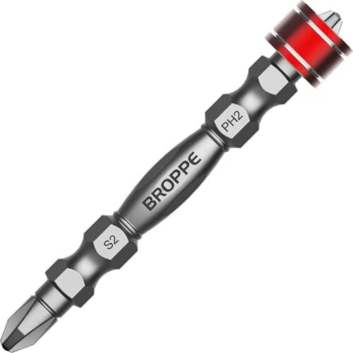 S2 Alloy Steel Cross Strong Magnetic Super Screwdriver Bit Non-slip Electric Drill Magnetic Ring Bit