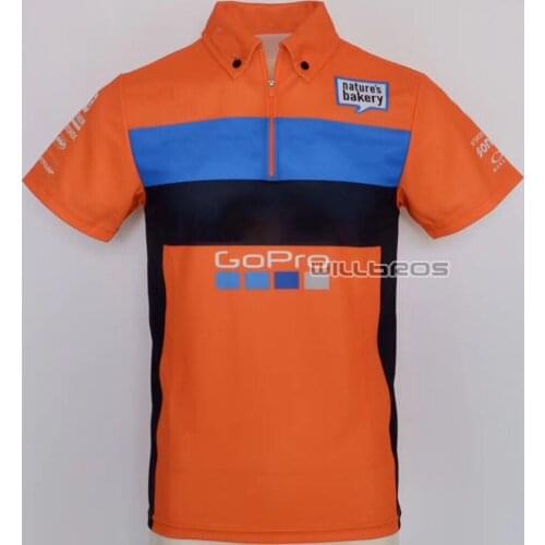 Motor Polo Shirt Motorbike Quick Dry T shirts Mountain Bicycle Offroad Polyster Motocross Racing Summer Short Sleeve