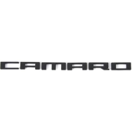 SHINEKA Car Side Wing Emblem CAMARO Letters Badge Body Sticker for Chevy Camaro RS SS ZL1 Z28