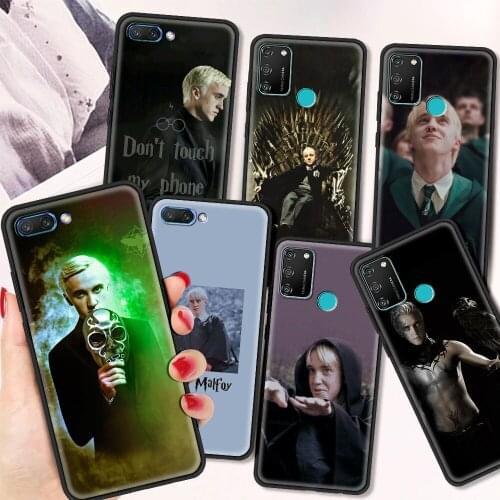 Silicone Cover for Honor 8X 9X Pro 9S 9C 9A 10 20 20E 20S 30 Pro Play 9A Soft TPU Phone Case Coque Draco Malfoy