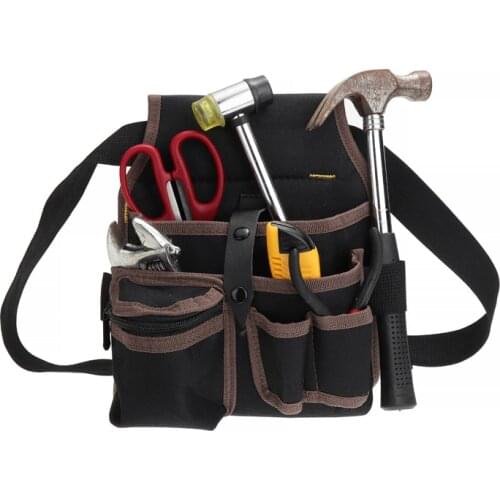 Electrician Tool Bag Waist Pocket Pouch Belt Screwdriver Storage Holder Nylon Fabric Multi Pockets Tool Bag