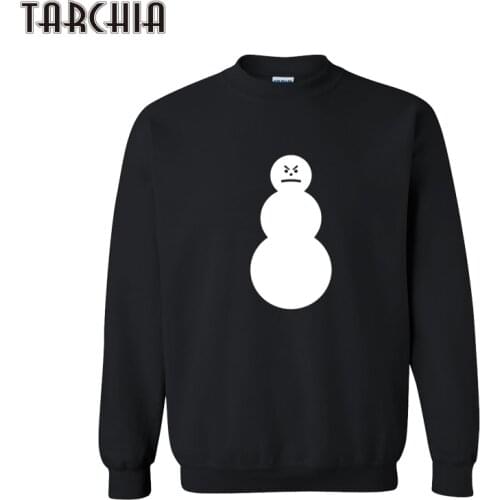 TARCHIA Hoodies Men Brand Clothing Snow Babies Printed Sweatshirts Long Sleeved O-neck Soft Mens Hoodies And Sweatshirts XXL
