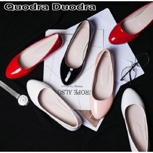 Autumn spring flats Women shoes loafers flats shoes Slip-on shoes Ladies shoes Solid basic casual shoes Big size 33-48