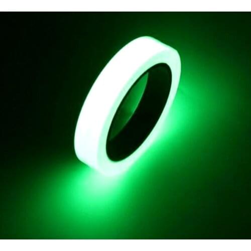 10M 10mm Luminous Tape Self-adhesive Warning Tape Night Vision Glow In Dark Safety Security Home Decoration Tapes