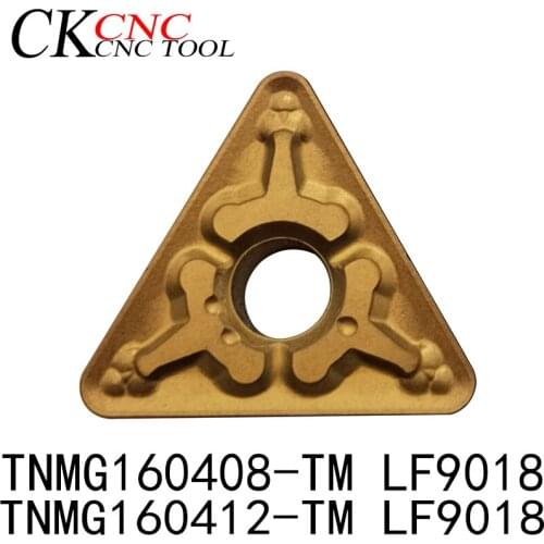 10pcs TNMG160408-TM LF9018 TNMG1604 High-quality CNC Carbide Insert Lathe Cutter Tool cutting series lathe tool