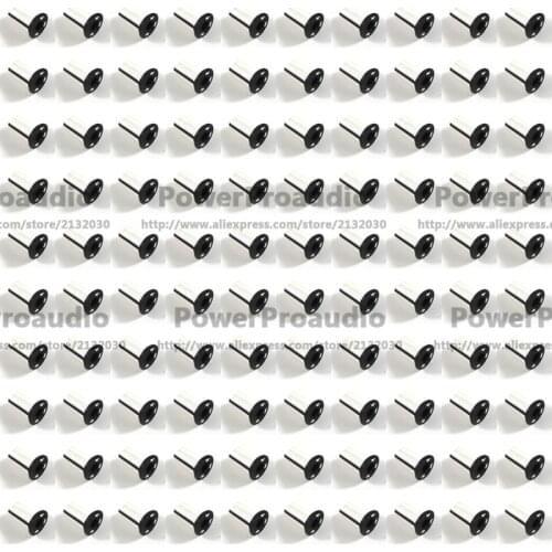 100PCS Replace Knob Cap For Pioneer DJM800 900 2000 NXS,Black EQ Rotary Knob - DAA1176 DAA1305 WHITE
