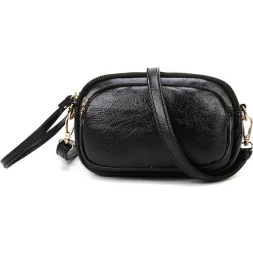 2020 New Solid Color Small Round Bag Womens Simple Mini Bag Fashion Versatile Soft Single Shoulder Bag