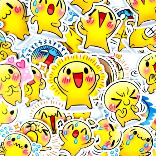 41pcs Cute expression face stickers