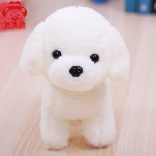 White Kawaii Modern Design Plush Toy Animals for Babies Small Corgi Creative Peluches De Animales Home Decoration BD50WJ
