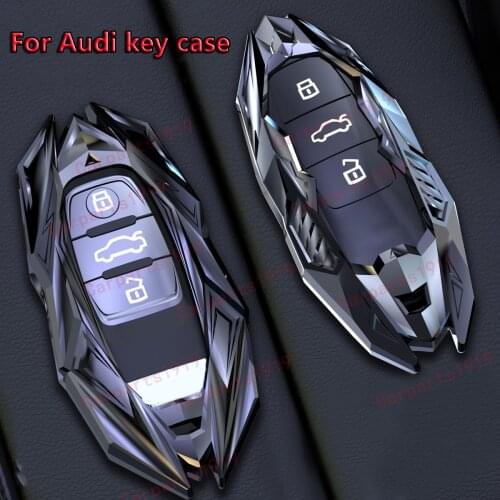 Car Key Case Cover shell fob For Audi A1 A3 Q2L Q3 S3 S5 S6 R8 TT TTS 2020 Q7 Q5 A6 A4 A4L Q5L A5 A6L A7 A8 Q8 S4 S8 accessories