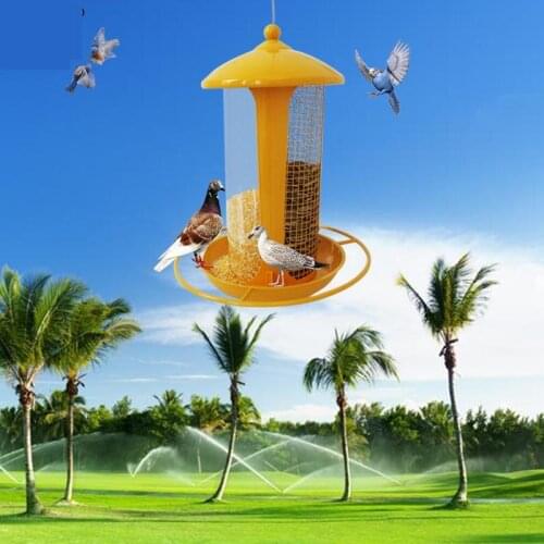 European style wild bird feeder Outdoor bird feeders food container