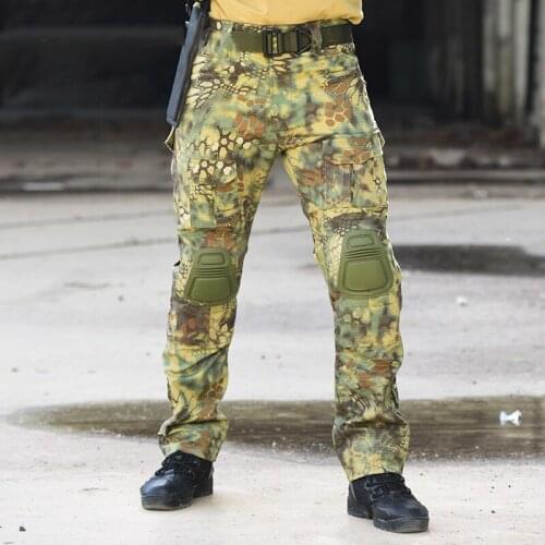 G3 Combat Pants with Knee Pads Airsoft Tactical Trousers MultiCam CP gen3 Hunting Camouflage