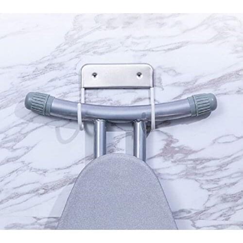 Ironing Board Hanger Wall Mount Ironing Board Holder Organizer Wall Rack for Laundry Rooms Storage Rack Hanging Shelf Hanger