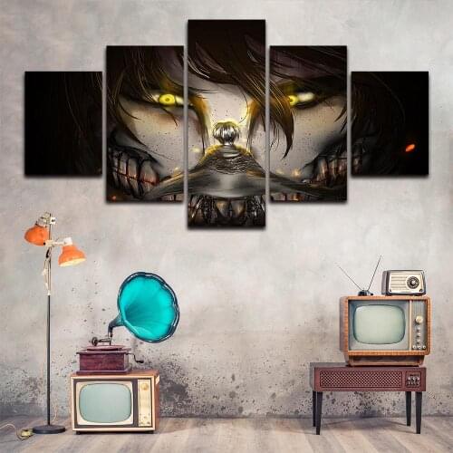 Canvas Paintings on The Wall Art Attack on Titan Eren Yeage Posters and Prints Modern Pictures for Living Room No Frame