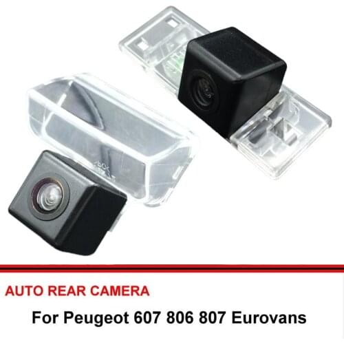 For Peugeot 607 / 806 / 807 Eurovans HD CCD Vehicle Camera Night Vision Rear View Camera Reversing Camera Car Back up Camera