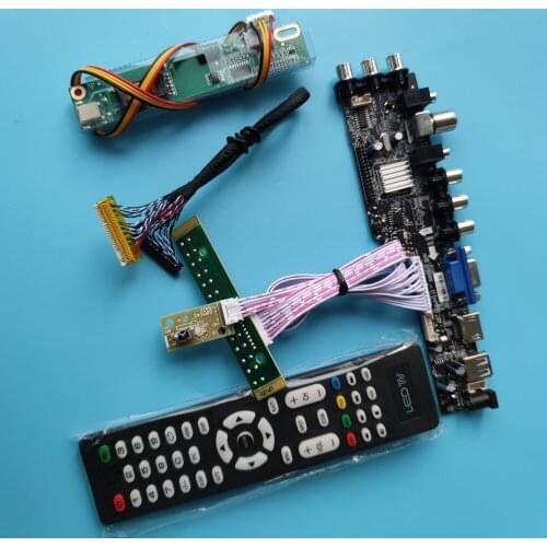 Kit for N154Z3-L01/02/L03 1 CCFL 30pin Screen monitor DVB-T2 LCD Panel Digital USB AV HDMI VGA 1680X1050 TV Controller board