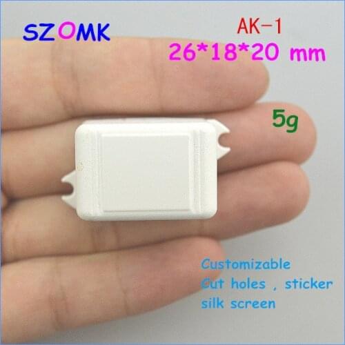 10 pieces a lot, abs control plastic enclosures for electronics 26*18*20mm plastic instrument box plastic swith box