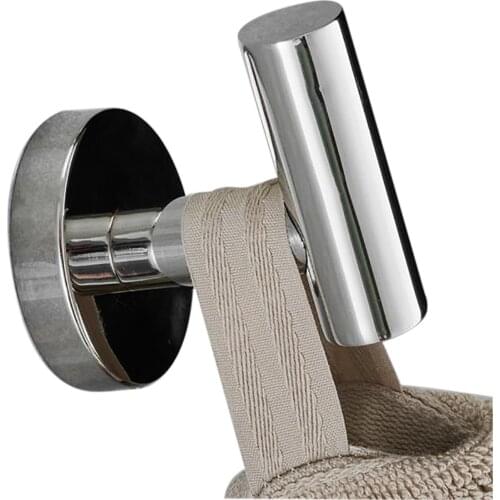 Coat Hook Stainless Steel Perforated Hook Suitable for Kitchen Hotel Bathroom Bedroom Swimming Pool Cabinet Sturdy with Nails