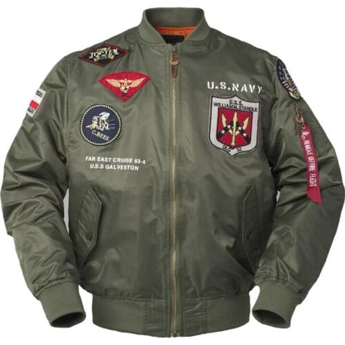 Spring Autumn Military Jacket Men Vintage Top Gun Streetwear Hip Hop Military Coat Punk Air Force Pilot Bomber Jacket Men Couple