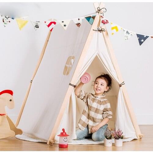 Small pure and fresh and pure cotton tents baby toys cloth tents every birthday present childrens tent