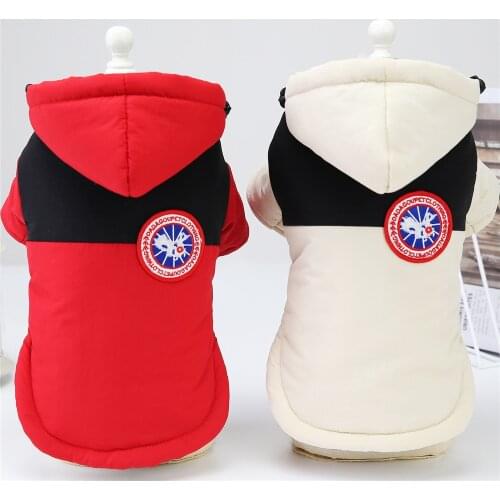 Pet Dog Clothes Winter Warm Fleece Dog Snowsuit Thicken Coat Jacket Clothing For Small Dogs Pets Cotton Outfit Hooded ropa perro