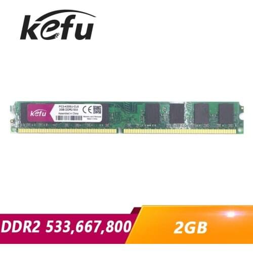 Kefu 2gb DDR2 533 667 800 533mhz 667mhz 800mhz SO-DIMM RAM DDR2 2GB 2G Memory Ram Memoria for All Motherboard Desktop Computer