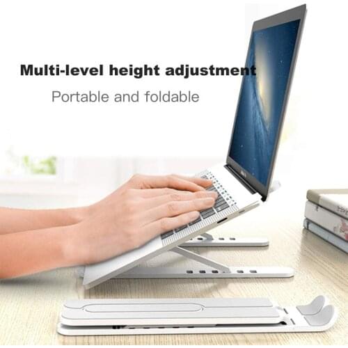 Portable Adjustable Foldable Laptop Stand Computer Desk Support Base Notebook Stand For Macbook Pro Air iPad Pro Lapdesk Holder