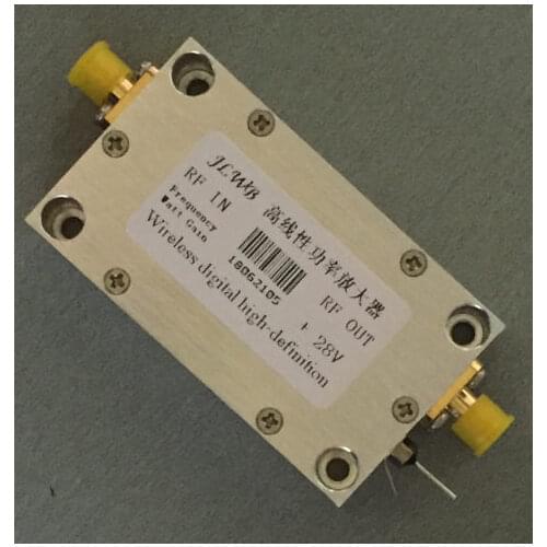 Radio Frequency Microwave Power Amplifier 0.1-1.5G 1.2G 1.4G Analog Map Transmission GPS Power Amplifier 10W