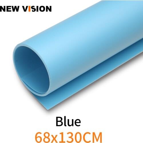Blue 68x130cm 27*51inch Photography Backdrop Paper Matte PVC Vinyl Seamless Background Seamless Water-proof