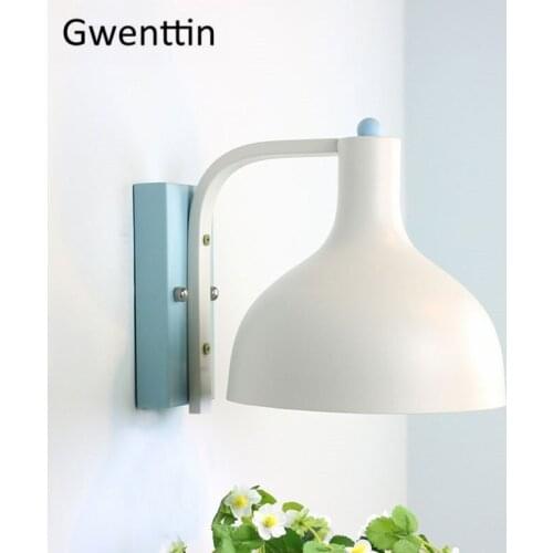 Nordic Wall Lamp Modern Iron Wall Sconce Light Fixtures Living Room Led Mirror Lights Bedroom Bathroom Lighting Home Art Decor