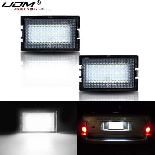 2Pcs LED Number License Plate Light Lamps For Land Rover Range Rover Sport L320 Freelander 2 L359 Discovery 3 4 L319 xfc500040