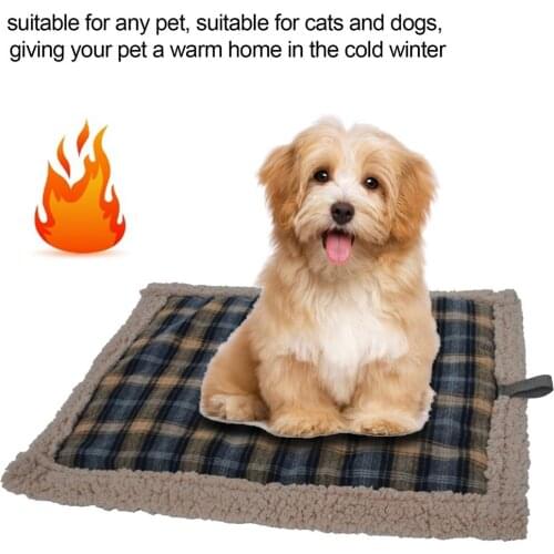 Latest Pet Heat Blanket Waterproof Heating Heater Mat Pad Warm Cat Mattress For Dog Winter Warmer Pad For Home Puppy Using