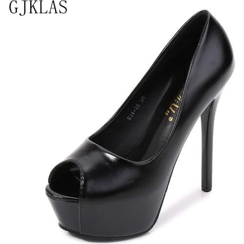 Classic High Heels Fashion Platform Shoes for Women Heels Wedding Stiletto Heels Peep Toe Heels Woman Pumps Sandalia Feminino