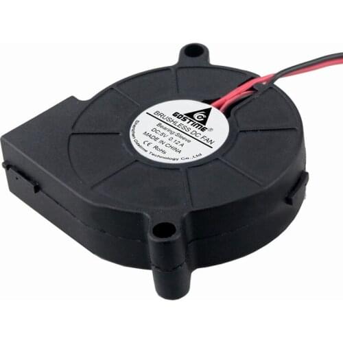 Gdstime 100 Pcs 50mm Blower Fan 5V DC 2Pin Computer PC Cooling Fan 50x15mm Centrifugal Cooler 5015 5cm 0.12A