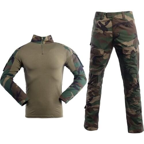 18 Color Woodland Military Uniform Camouflage Suit Tatico Tactical Military Camouflage Airsoft Paintball Equipment Clothes