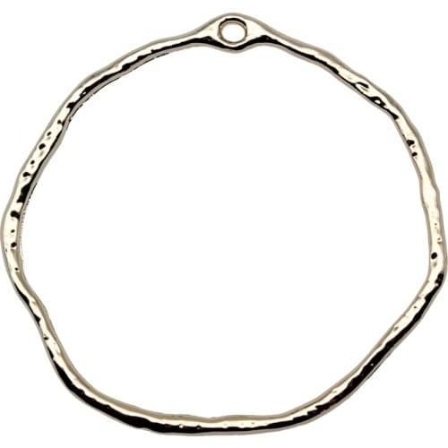 WYSIWYG 3pcs Geometric Charms Pendant DIY Jewelry Findings High Quality KC Gold Tone 44x42mm For Earring Making