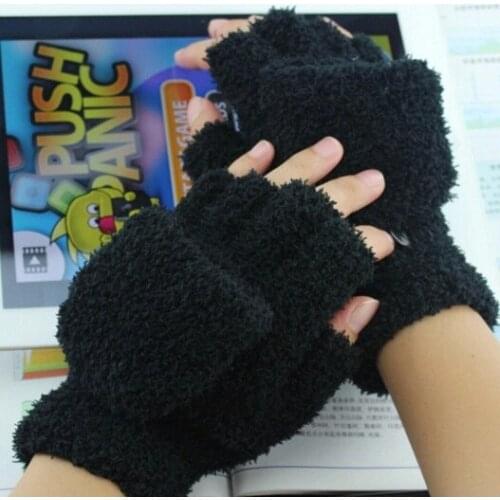 2021 Autumn and winter freeshipping faux Wool sheep gloves women gloves thick computer winter gloves