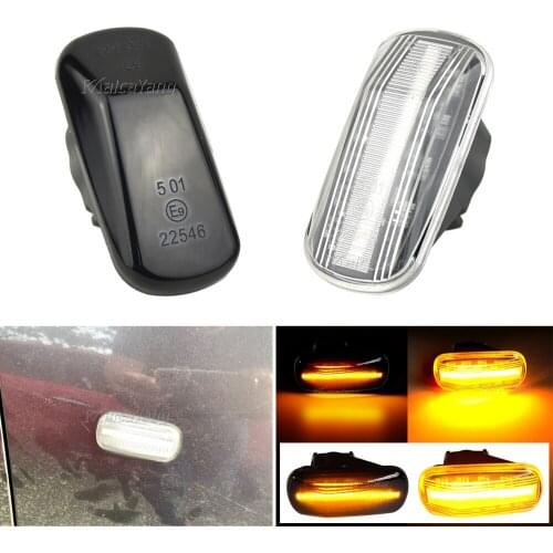 2PCS LED Dynamic Turn Signal Side Marker Light For Honda City Jazz Fit HRV Stream S2000 Integra DC5 Civic Accord Acura RSX NSX