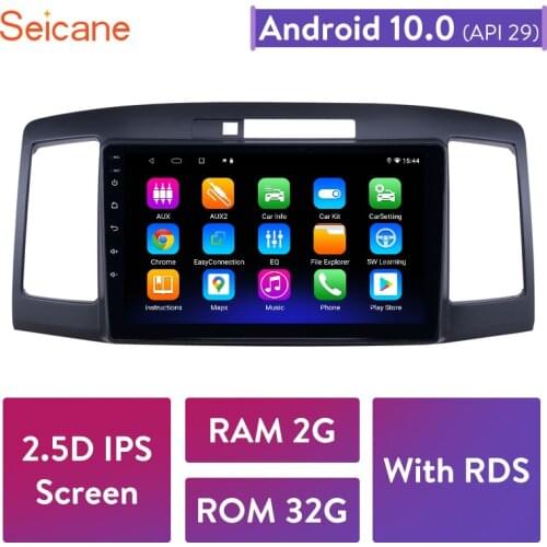 Seicane Android 10.0 RAM 2GB ROM 32GB 2.5D IPS HD Touchscreen Car GPS Radio Stereo Unit Player For 2001-2007 Toyota Allion 240