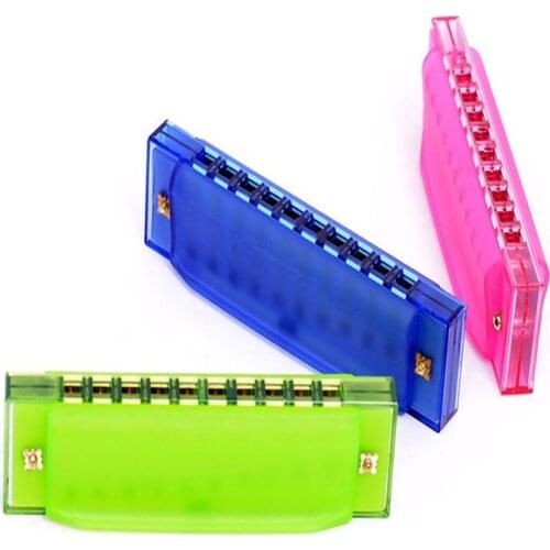 Baby Musical Toy Multicolor Translucent Childrens Harmonica Harmonica Beginner Harmonica For Kids Kids Music Learning Gift