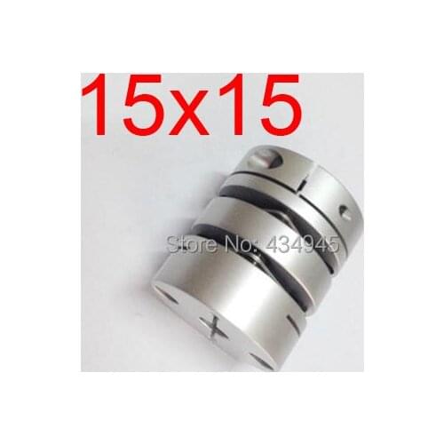 15x15 15mm 15mm Double diaphragm Disc coupling ,electric coupler screw rod Stepper servo motor encoder shaft coupling D39 L49