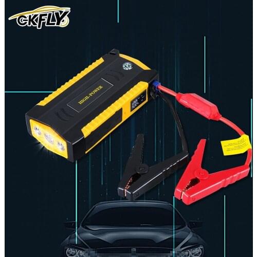 GKFLY Car Jump Starter Power Bank Car Battery Booster Charger 12V Portable Starting Device Petrol Diesel Car Starter Buster