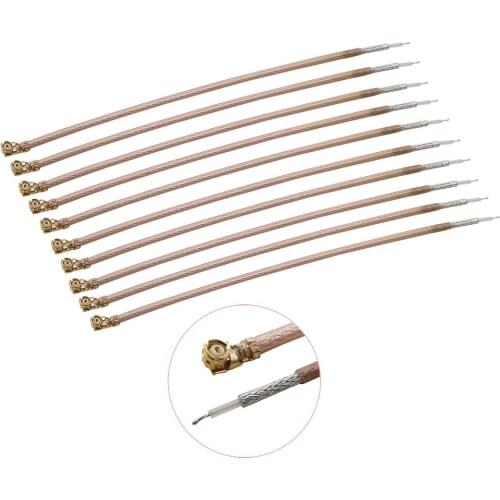 100Pcs IPX IPEX U.FL Female Connector RG178 Pigtail Cable Single-Head Jack ipx ufl Female Jumper Cables