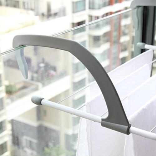 Multifunctional Collapsible Windproof Foldable Clothes Hanger Drying Rack Underwear Socks Towels Cloth Pants Hanging