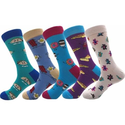 Fall/winter mens and womens trend in tube cotton socks, personalized color cotton socks