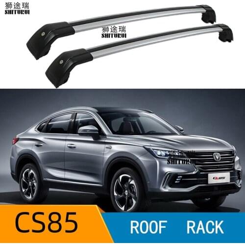 2Pcs Roof Bars for Changan Cs85 2019 2020 Aluminum Alloy Side Bars Cross Rails Roof Rack Luggage CUV SUV LED