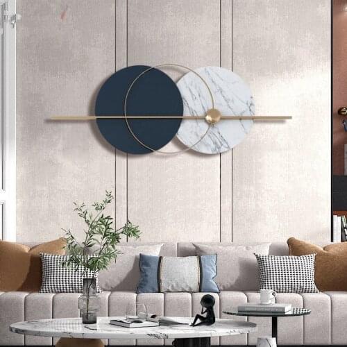 Simple Living Room Sofa Background Wall Metal Wall Decoration Porch Restaurant Modern Pendant