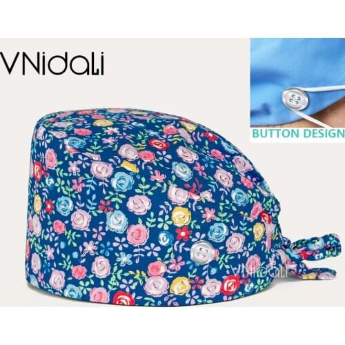 Adjustable Working Cap with Sweatband Suitable for Men and Women scrub hat nurse scrubs women uniform